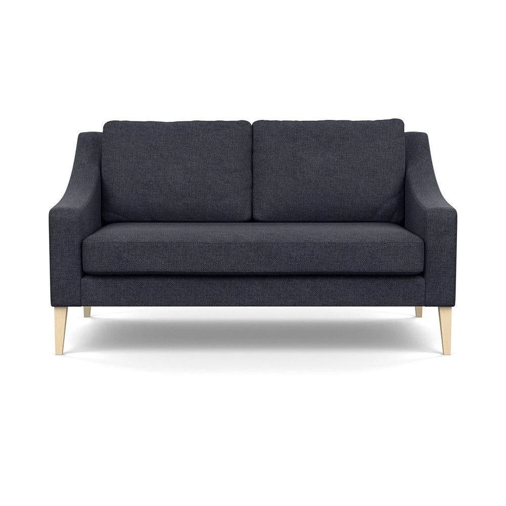 Heal's Mistral Right Hand Facing Corner Sofa Velvet Black Natural Feet - Heal's UK Furniture – image 28