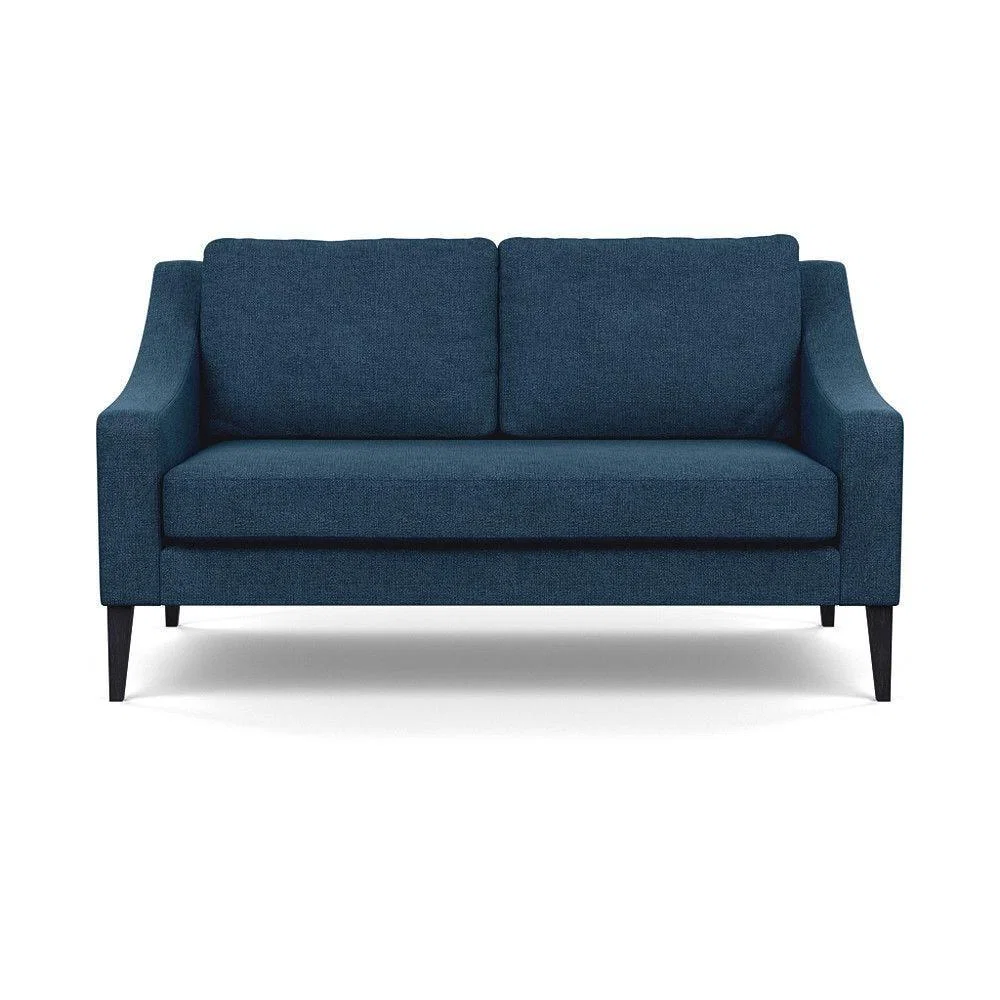 Heal's Mistral Right Hand Facing Corner Sofa Velvet Black Natural Feet - Heal's UK Furniture – image 32