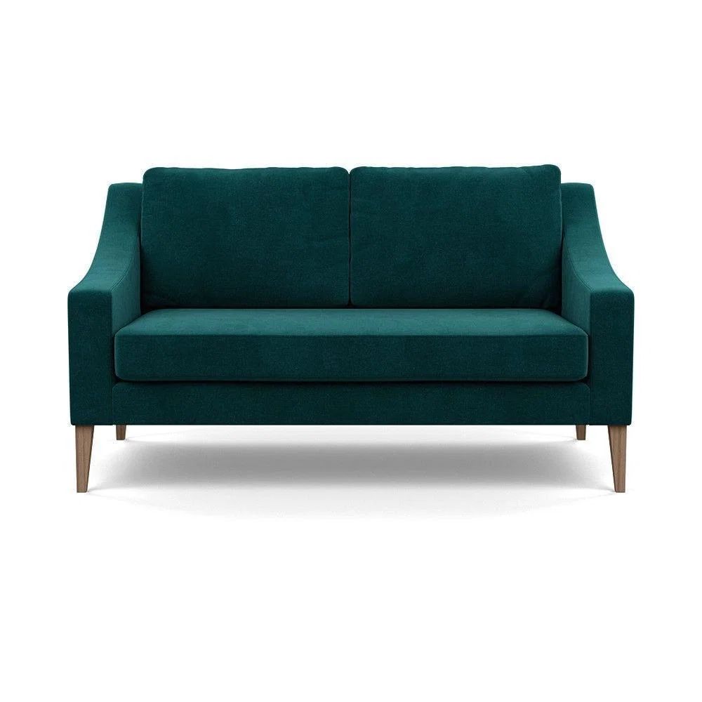 Heal's Mistral Right Hand Facing Corner Sofa Velvet Black Natural Feet - Heal's UK Furniture – image 34