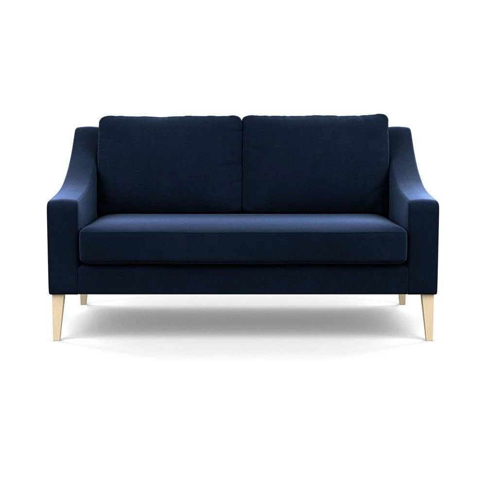 Heal's Mistral Right Hand Facing Corner Sofa Velvet Black Natural Feet - Heal's UK Furniture – image 35