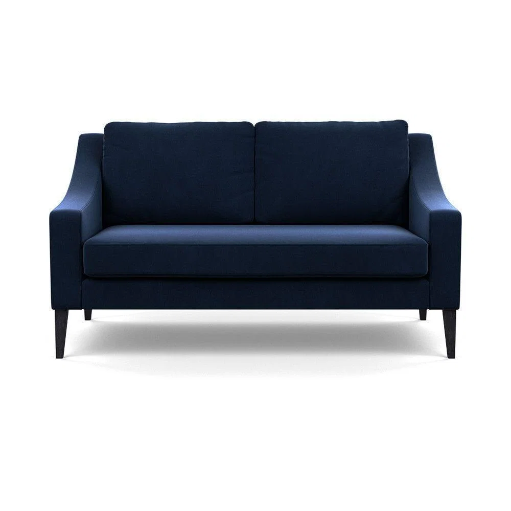 Heal's Mistral Right Hand Facing Corner Sofa Velvet Black Natural Feet - Heal's UK Furniture – image 36