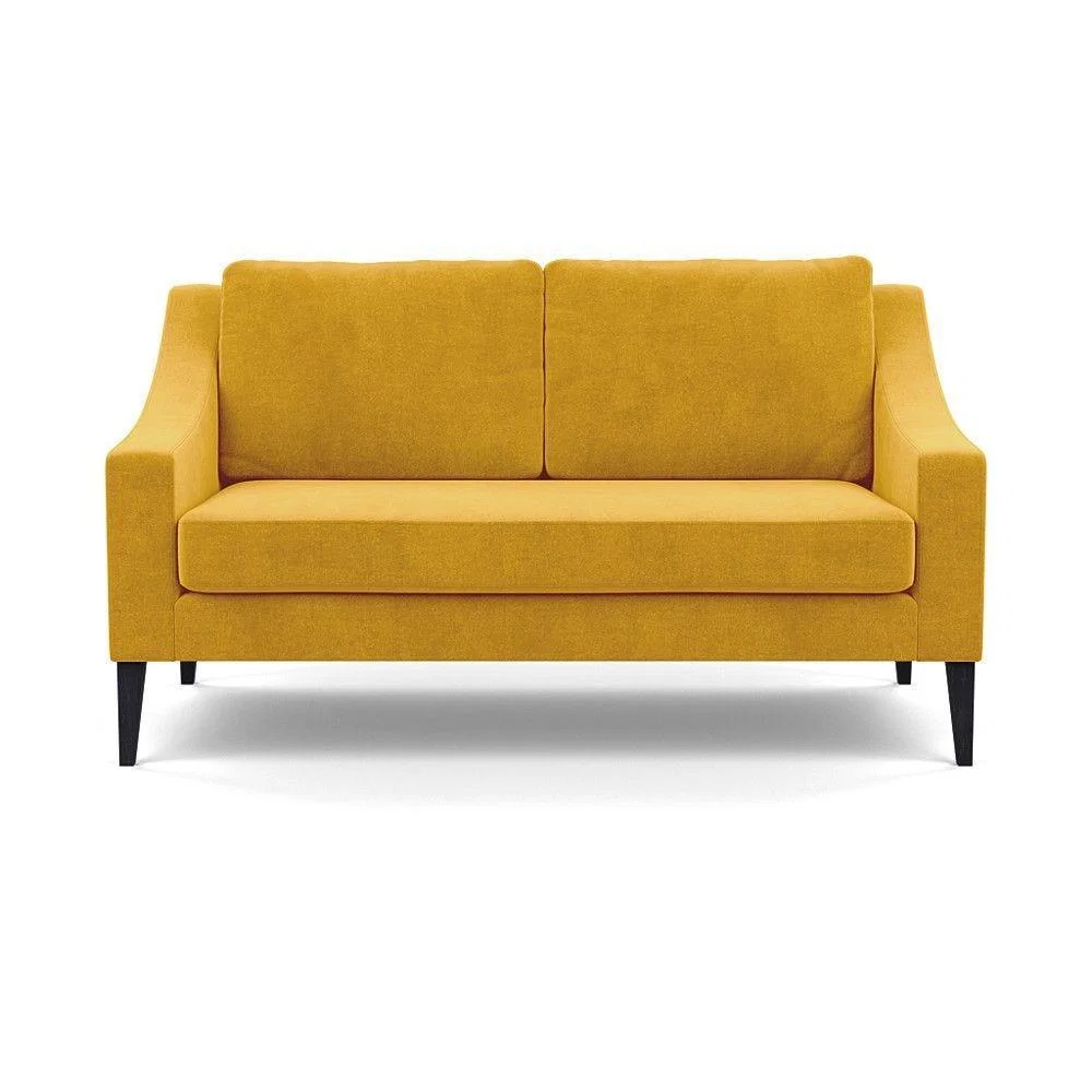 Heal's Mistral Right Hand Facing Corner Sofa Velvet Black Natural Feet - Heal's UK Furniture – image 41