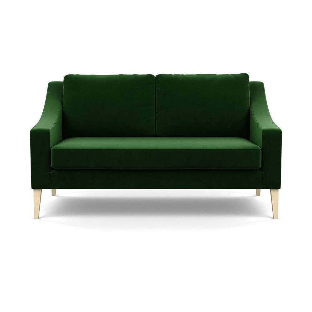 Heal's Mistral Right Hand Facing Corner Sofa Velvet Black Natural Feet - Heal's UK Furniture – image 43