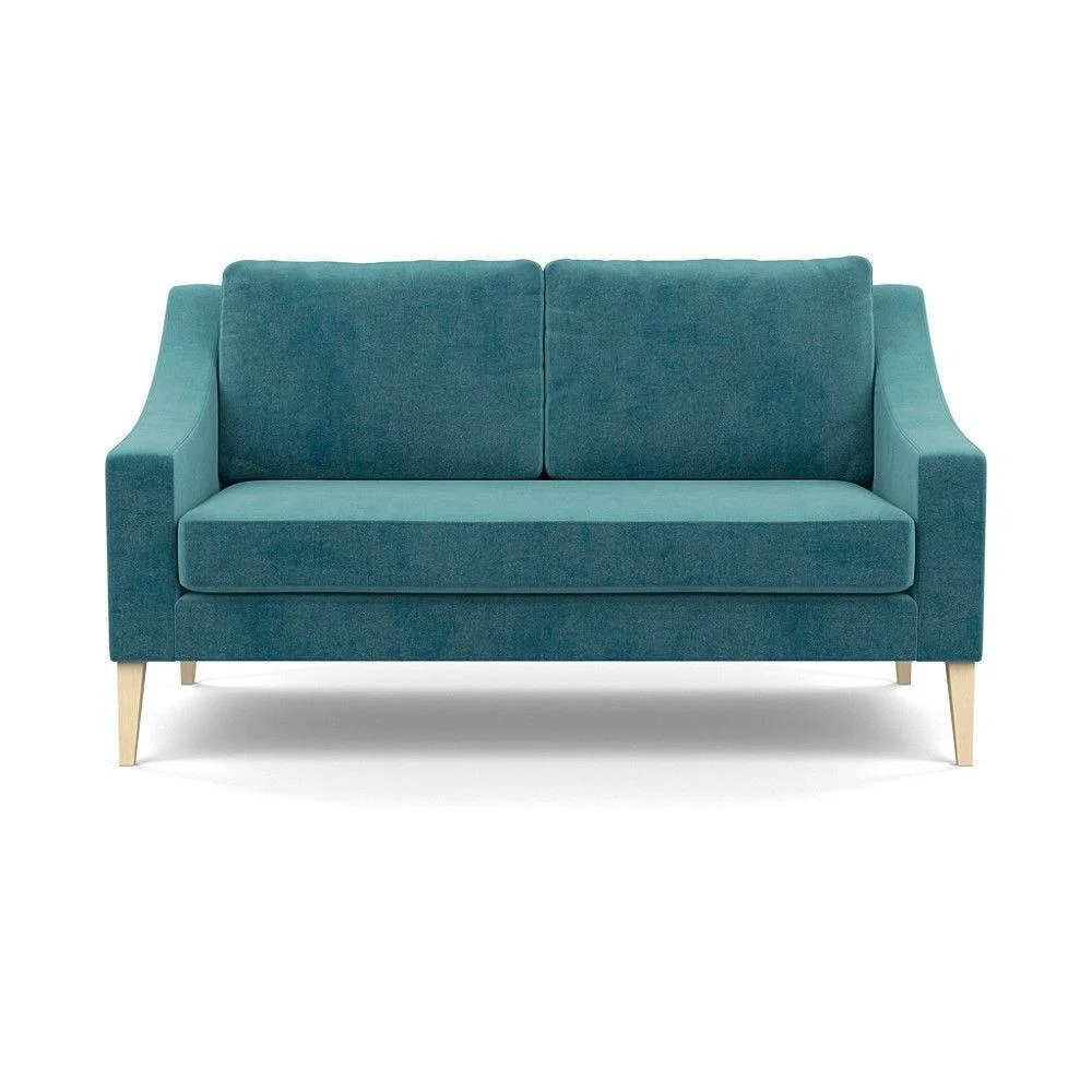 Heal's Mistral Right Hand Facing Corner Sofa Velvet Black Natural Feet - Heal's UK Furniture – image 47