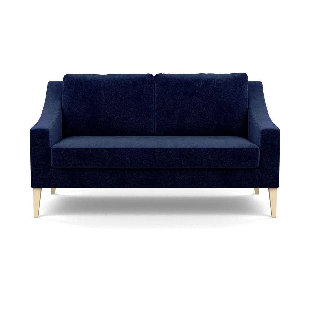 Heal's Mistral Right Hand Facing Corner Sofa Velvet Black Natural Feet - Heal's UK Furniture – image 59