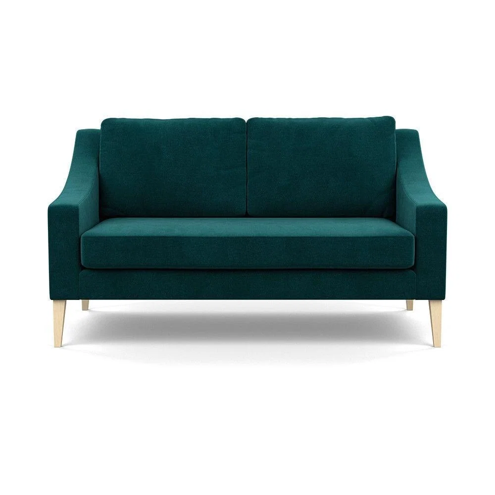 Heal's Mistral Right Hand Facing Corner Sofa Velvet Black Natural Feet - Heal's UK Furniture – image 60