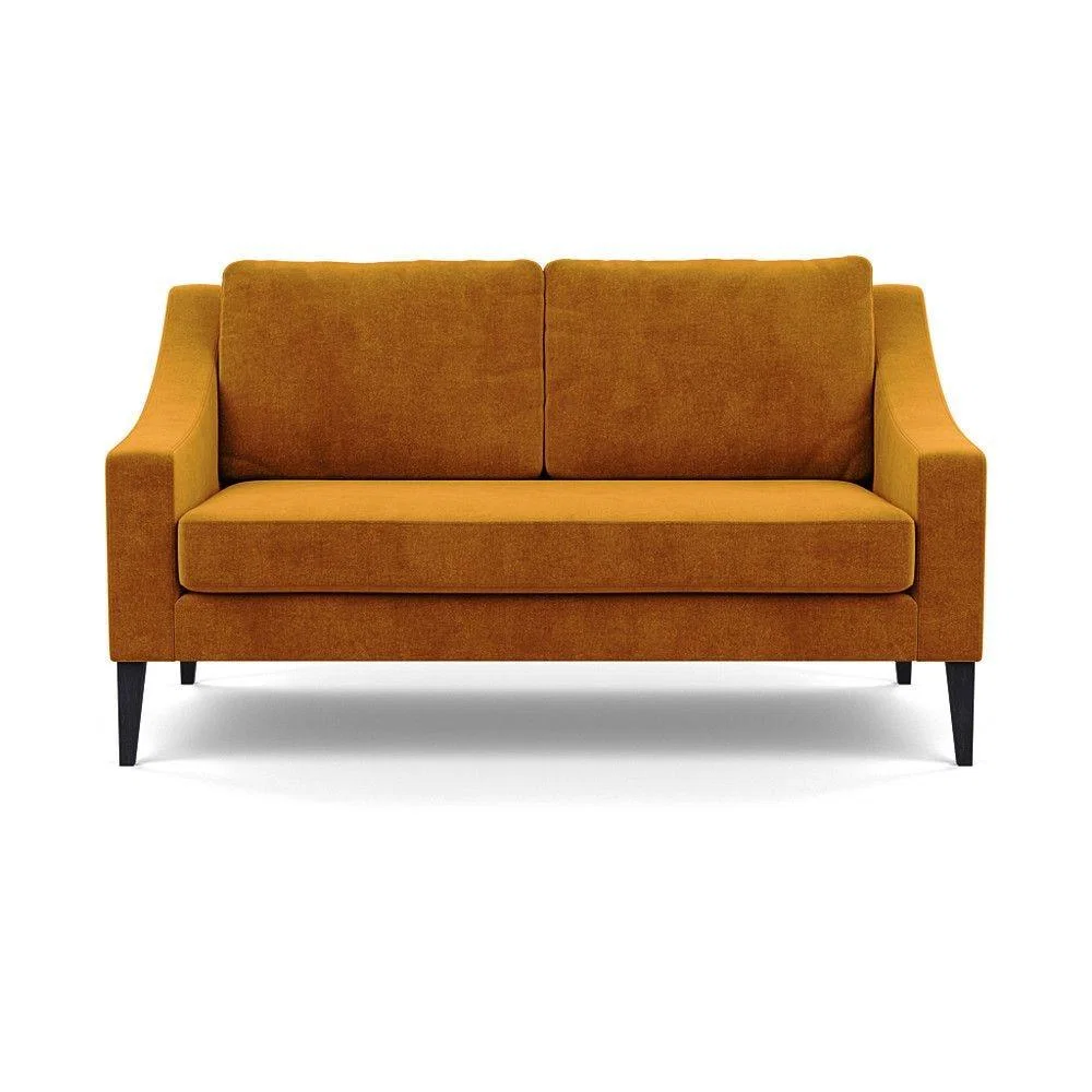 Heal's Mistral Right Hand Facing Corner Sofa Velvet Black Natural Feet - Heal's UK Furniture – image 63