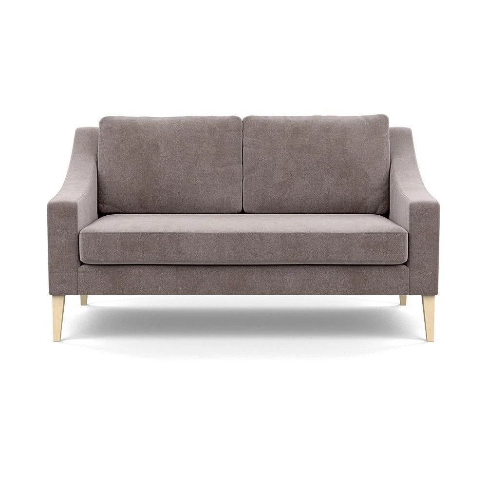 Heal's Mistral Right Hand Facing Corner Sofa Velvet Black Natural Feet - Heal's UK Furniture – image 79