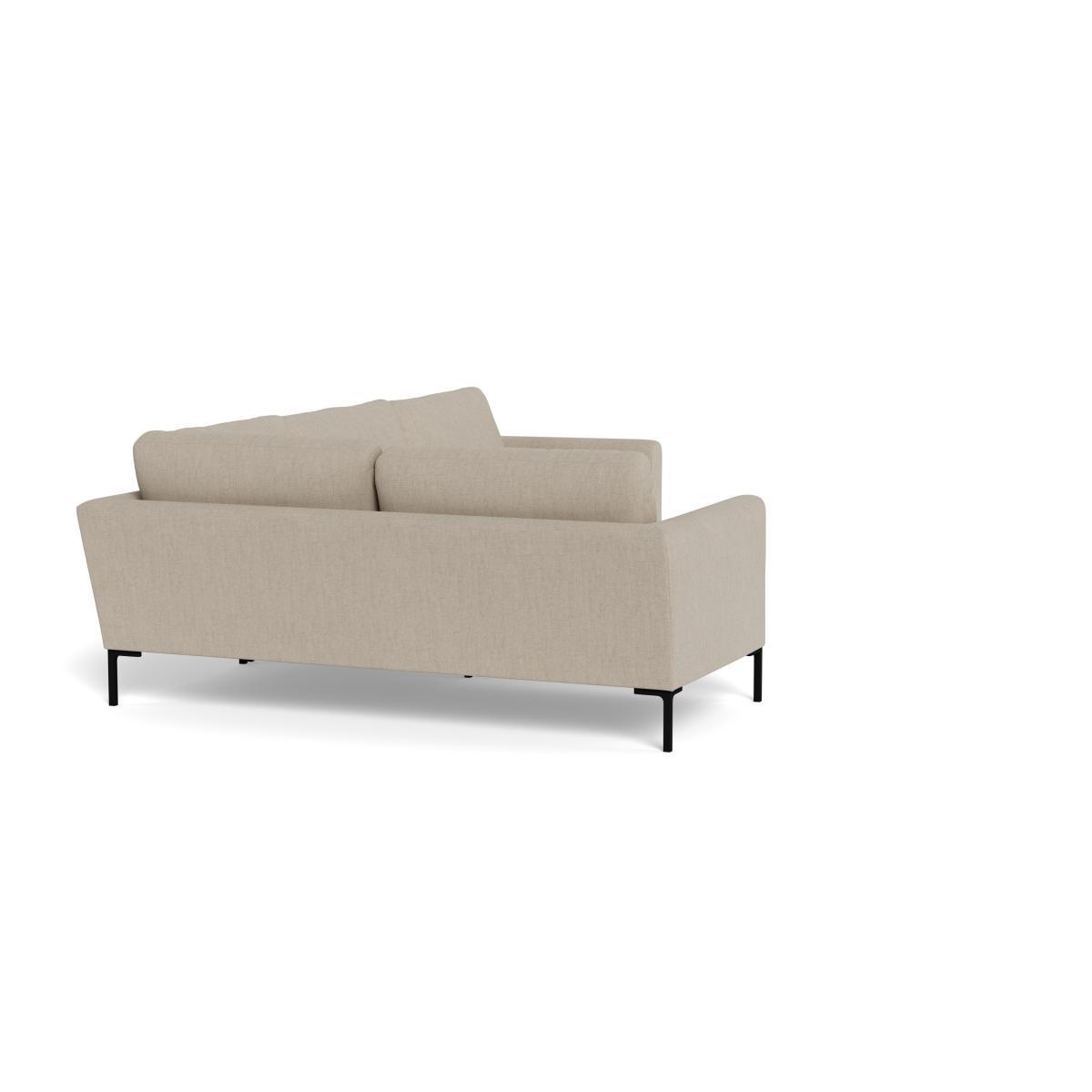 Heal's Eton Left Hand Facing Corner Sofa Broad Weave Putty Brass Feet - Heal's UK Furniture – image 2