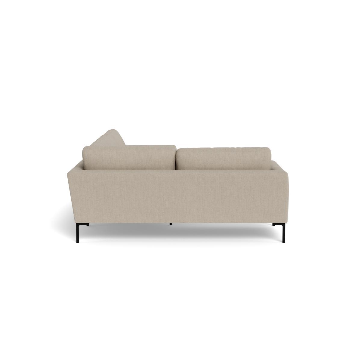 Heal's Eton Left Hand Facing Corner Sofa Broad Weave Putty Brass Feet - Heal's UK Furniture – image 3
