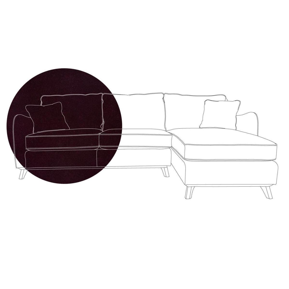 Heal's Ravello Right Hand Corner Sofa Velvet Petrol - Heal's UK Furniture – image 13