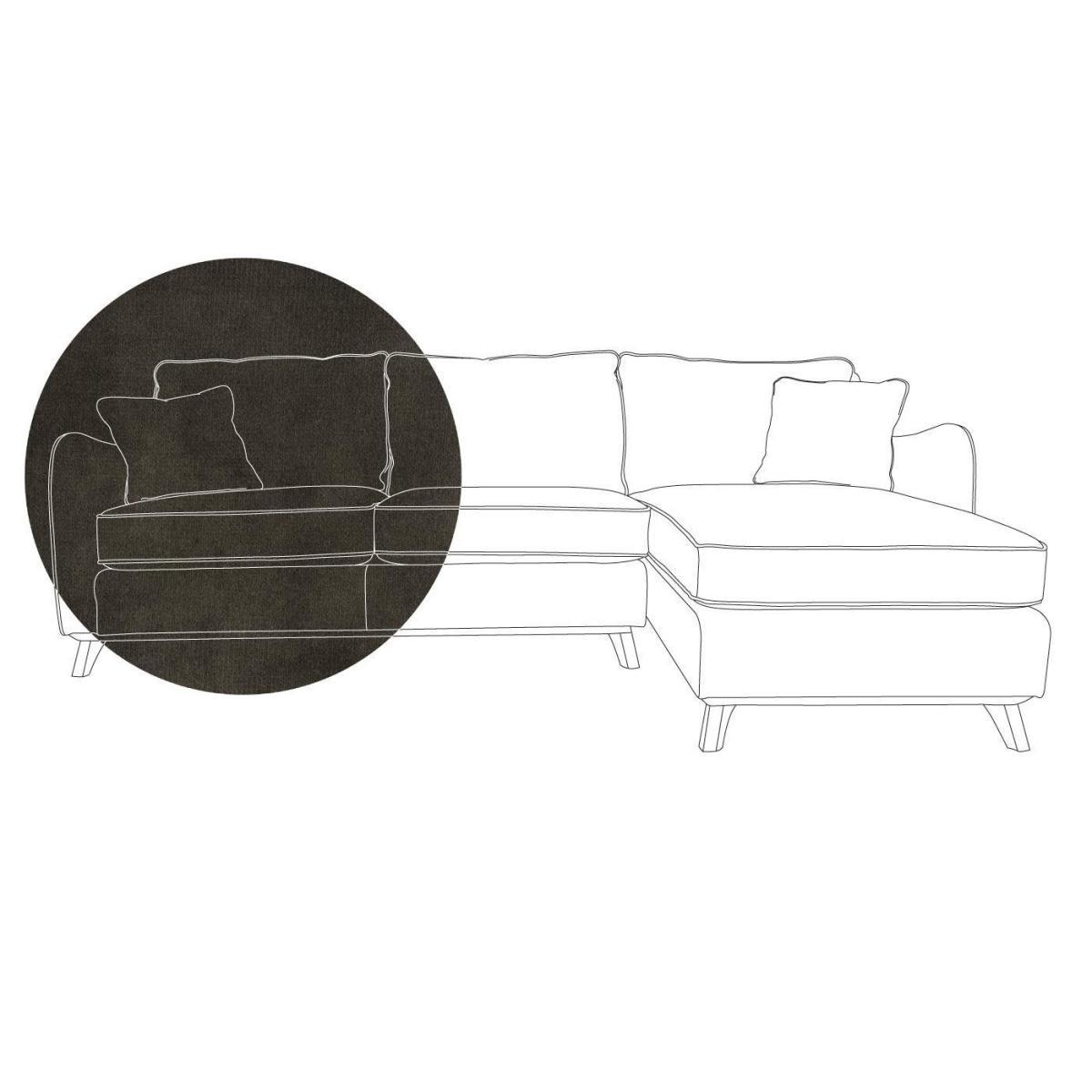 Heal's Ravello Right Hand Corner Sofa Velvet Petrol - Heal's UK Furniture – image 6