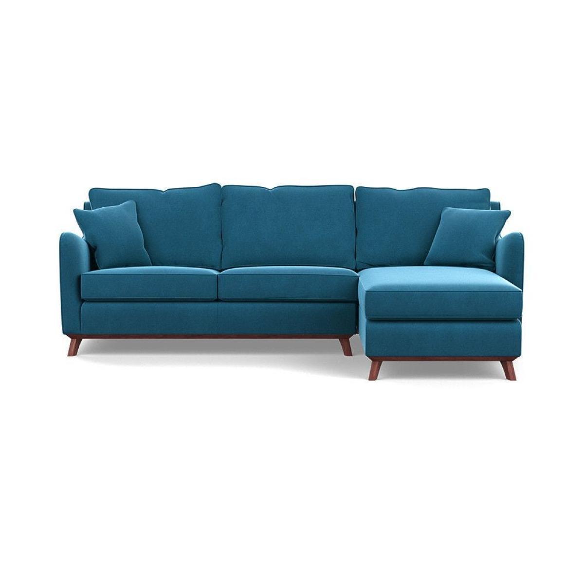 Heal's Ravello Right Hand Corner Sofa Velvet Petrol - Heal's UK Furniture – image 7