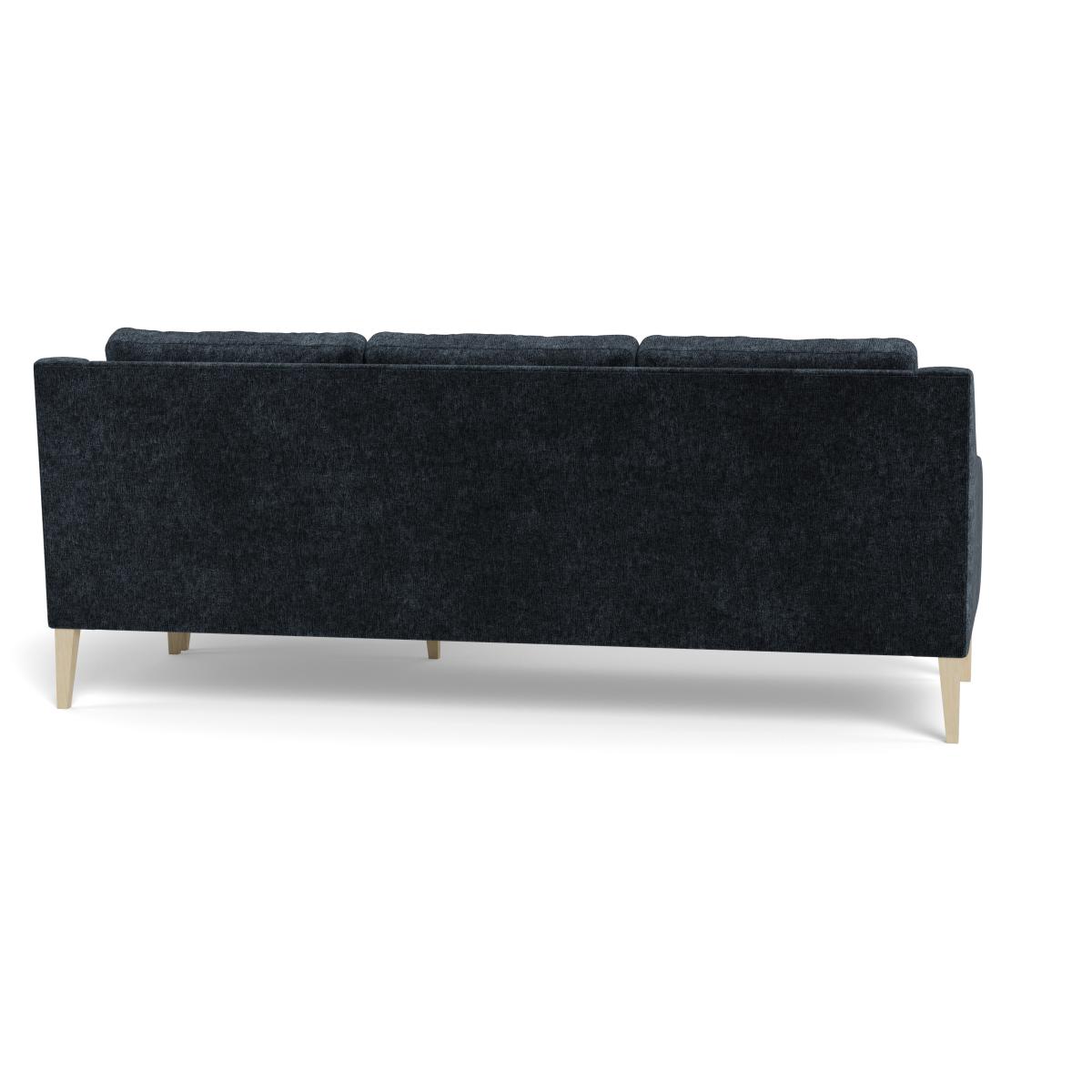 Heal's Richmond Corner Chaise Sofa Boucle Velvet Space Natural Beech Feet – image 5
