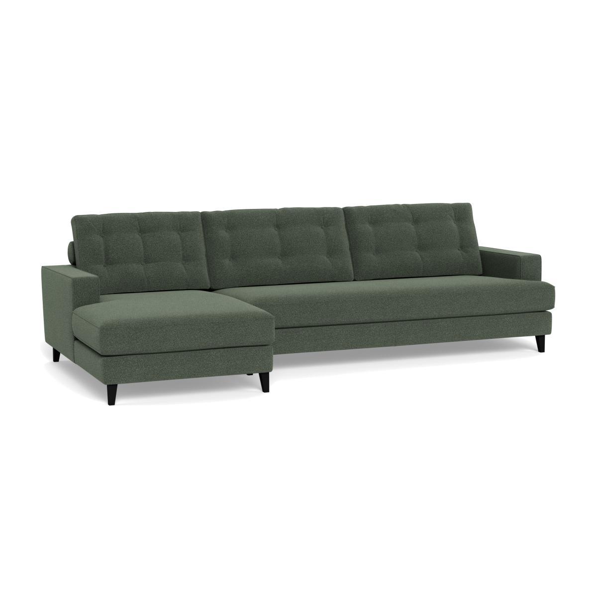 Heal's Mistral Left Hand Facing Corner Sofa Textured Boucle Steel Natural Feet - Heal's UK Furniture – image 1