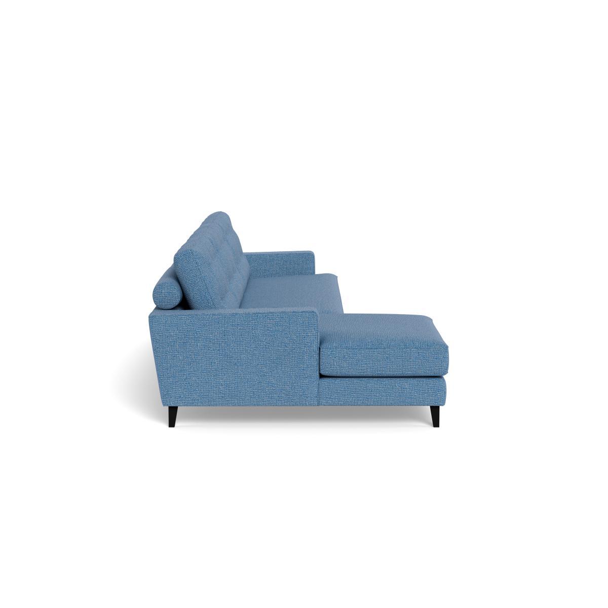 Heal's Mistral Left Hand Facing Corner Sofa Tejo Recycled Cobalt Natural Feet - Heal's UK Furniture – image 3