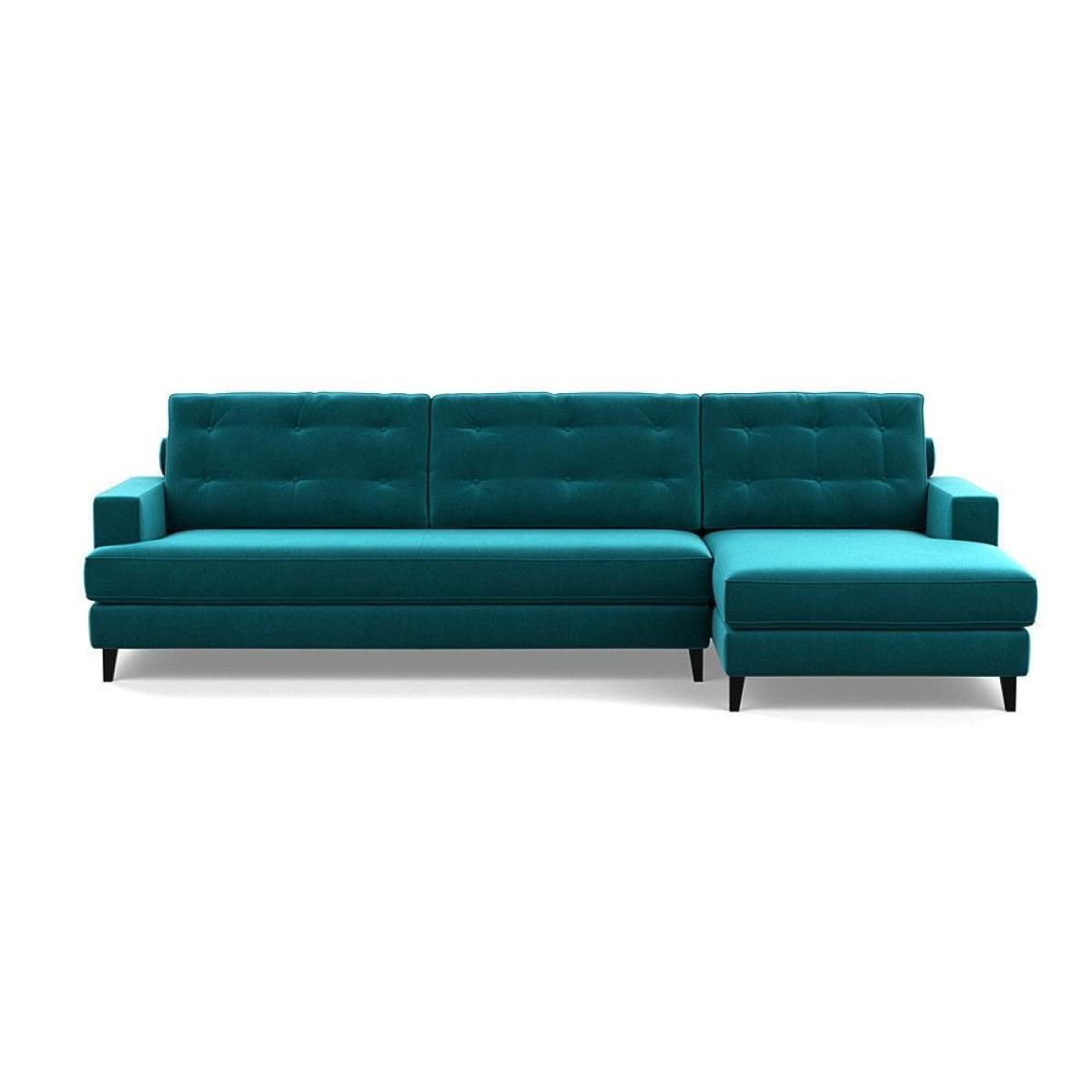 Heal's Mistral Right Hand Facing Corner Sofa Linen Shadow Black Feet - Heal's UK Furniture – image 50