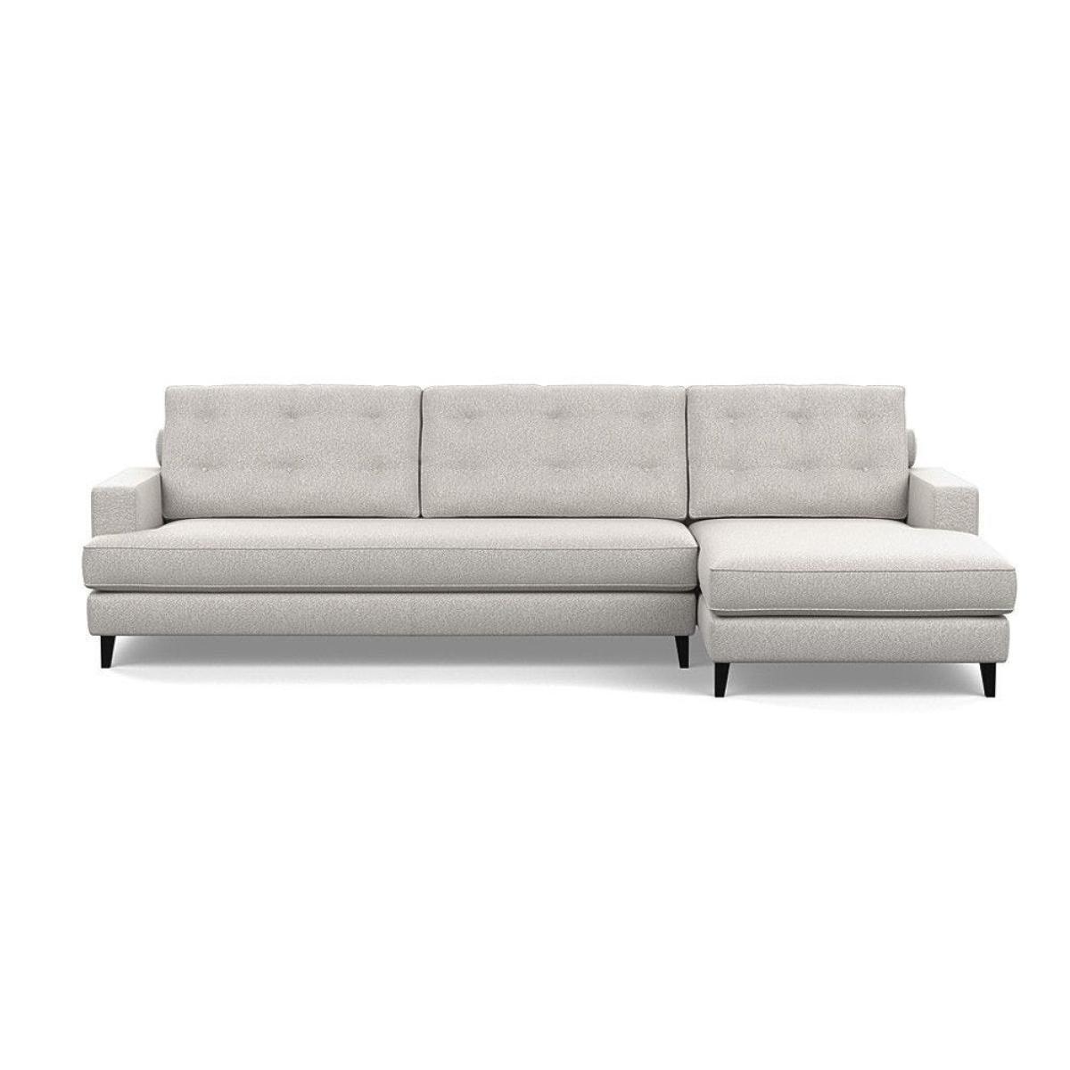 Heal's Mistral Right Hand Facing Corner Sofa Linen Shadow Black Feet - Heal's UK Furniture – image 55