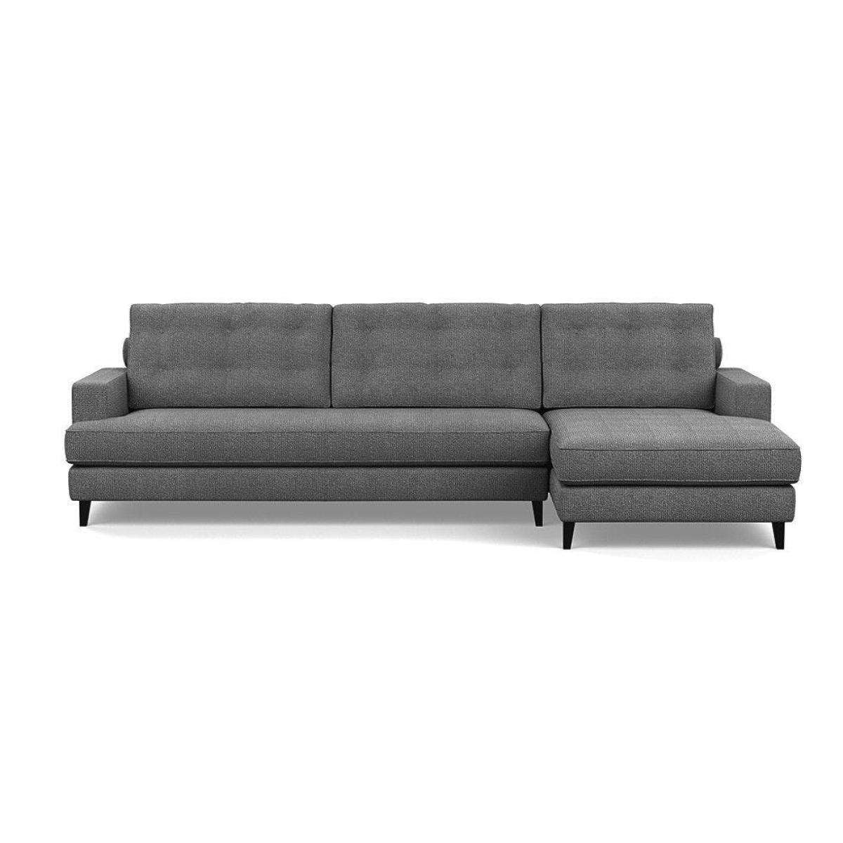 Heal's Mistral Right Hand Facing Corner Sofa Linen Shadow Black Feet - Heal's UK Furniture – image 8