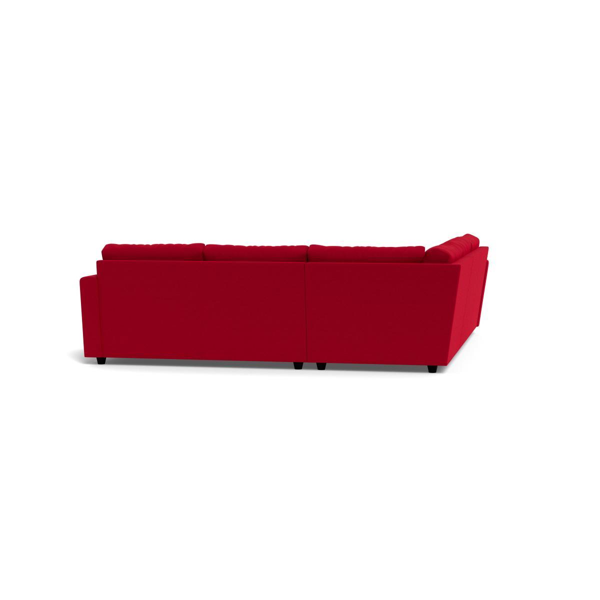 Heal's Nimbus II Large Corner Sofa Melton Wool Red Oxide - Heal's UK Furniture – image 5