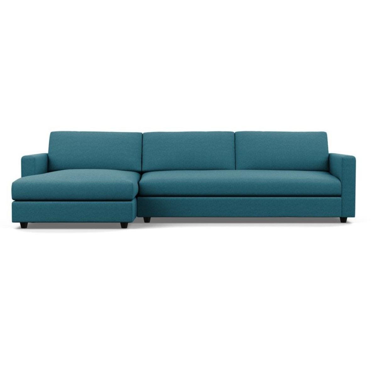 Heal's Nimbus 4 Seater Left Hand Corner Chaise Linen Shadow Black Feet - Heal's UK Furniture – image 26