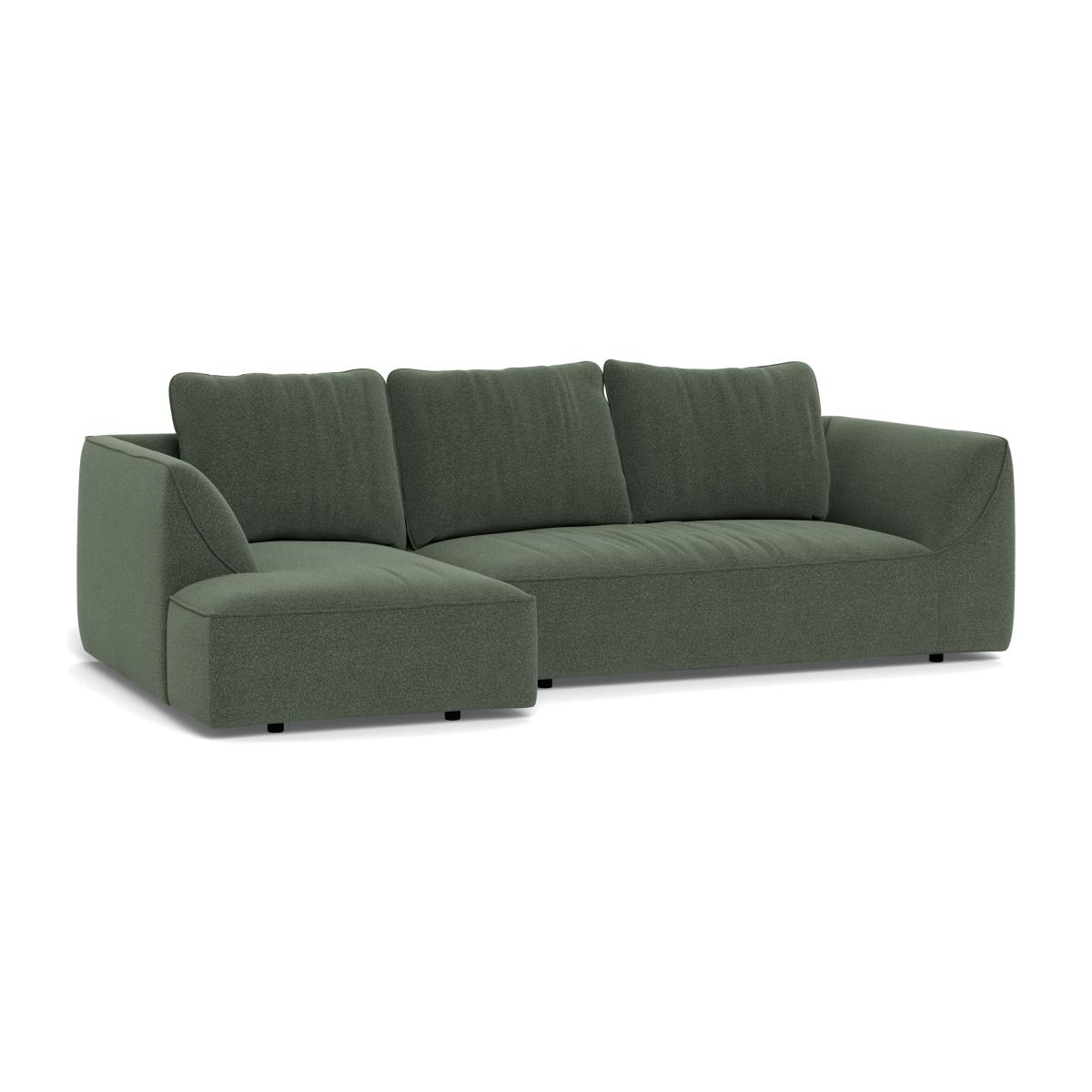 Heal's Morven Left Hand Facing Corner Chaise Sofa Boucle Fern – image 1