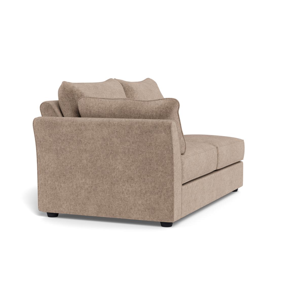 Heal's Tailor Medium Unit Left Hand Facing Boucle Velvet Rocky Natural Beech Feet – image 2
