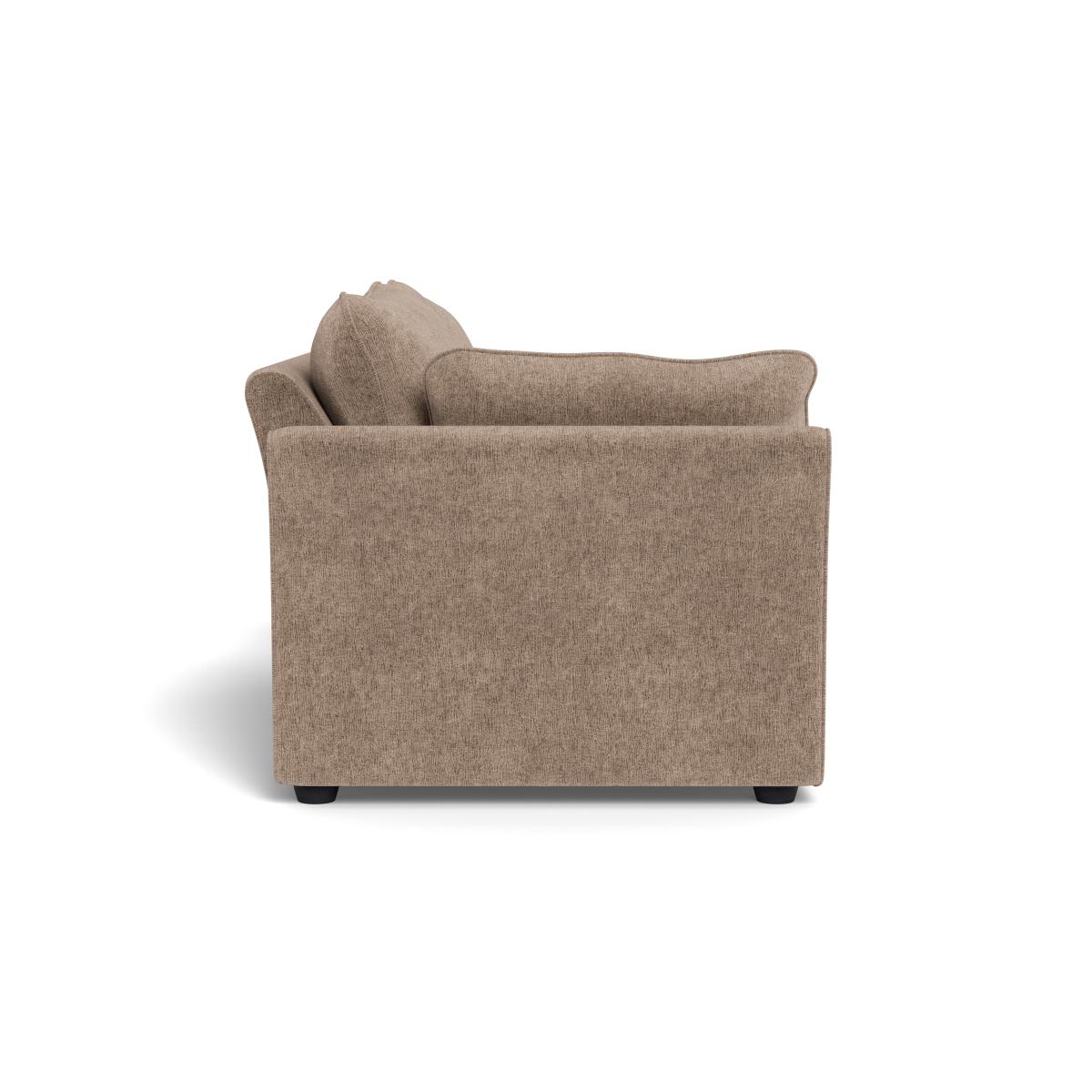 Heal's Tailor Medium Unit Left Hand Facing Boucle Velvet Rocky Natural Beech Feet – image 3