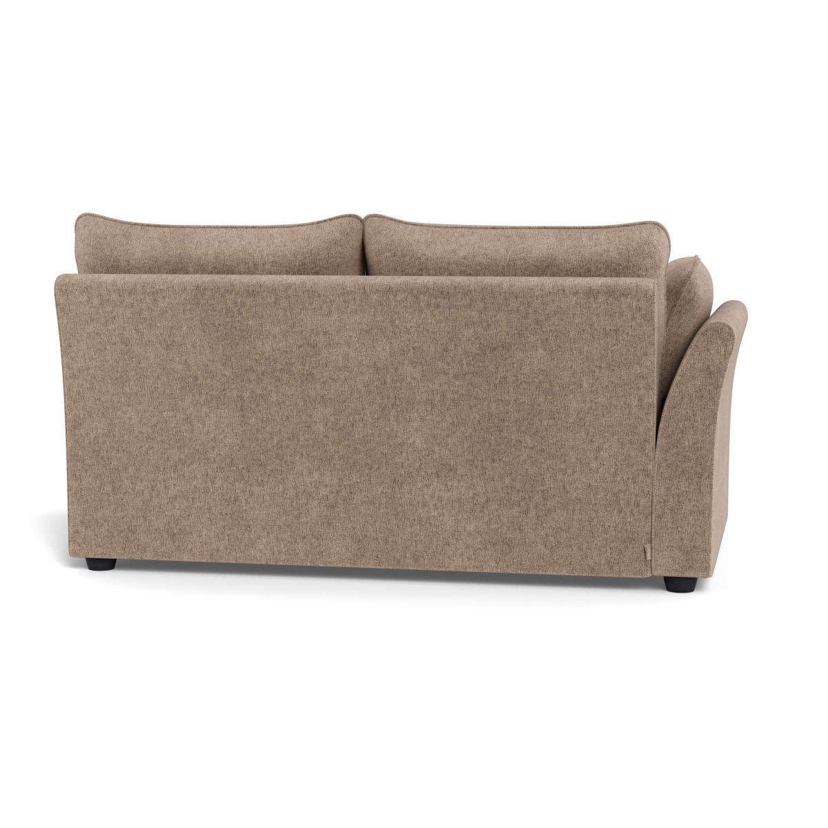 Heal's Tailor Medium Unit Left Hand Facing Boucle Velvet Rocky Natural Beech Feet – image 5