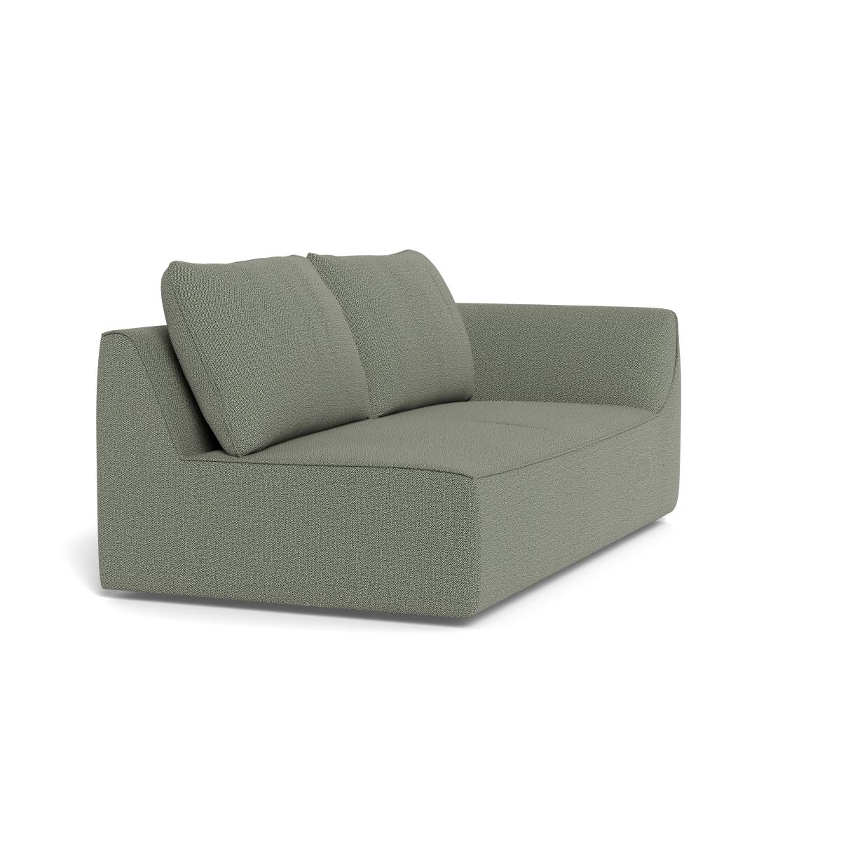 Heal's Morven Right Hand Facing 3 Seater Unit Boucle Tweed Lapis Black Feet – image 2