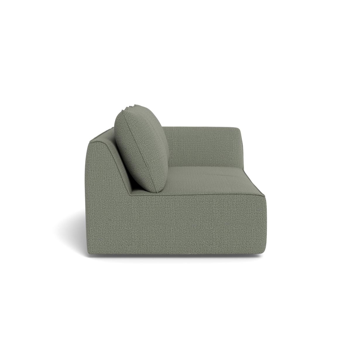 Heal's Morven Right Hand Facing 3 Seater Unit Boucle Tweed Lapis Black Feet – image 3