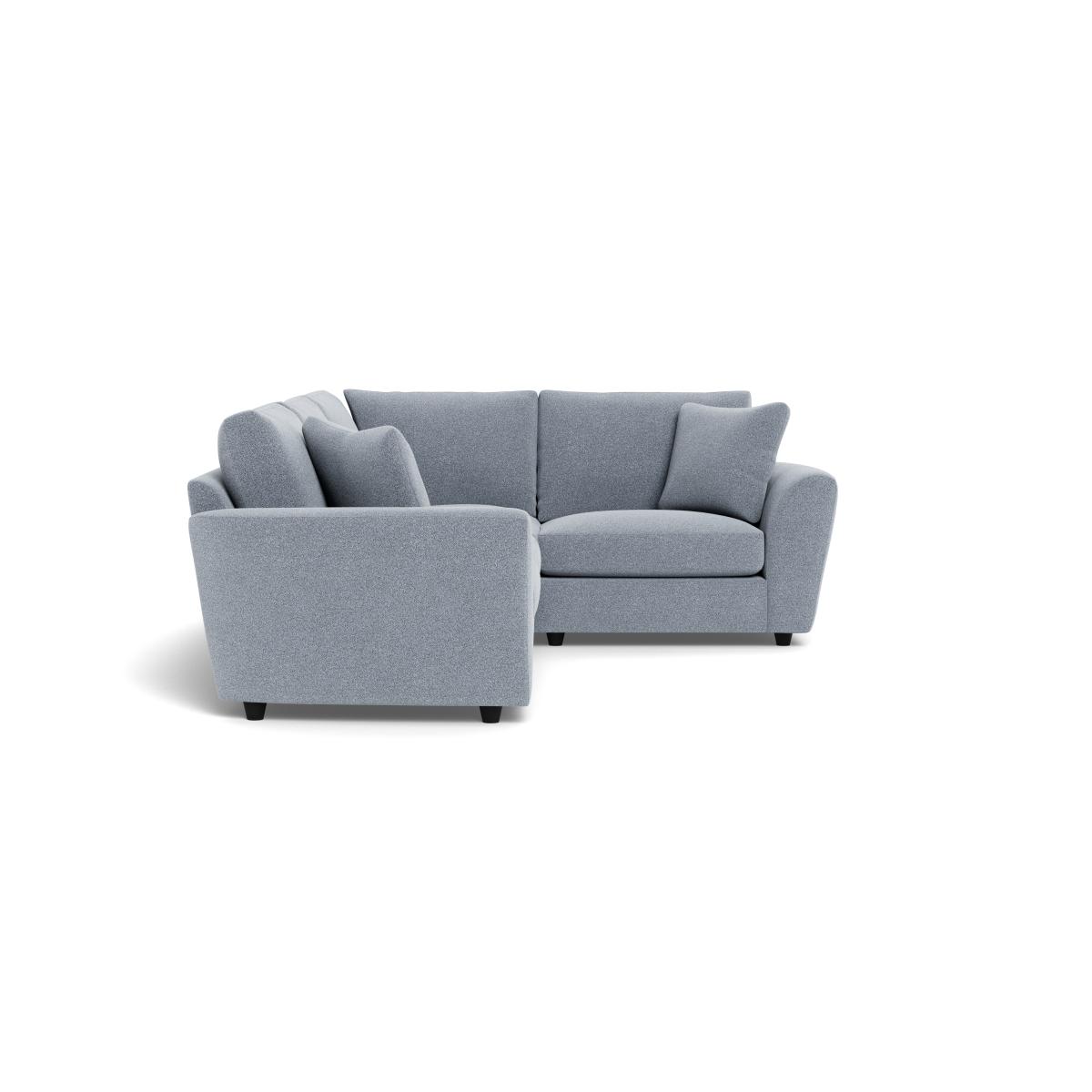Heal's Snooze Right Hand Facing Corner Sofa Boucle  Steel Black Feet – image 3