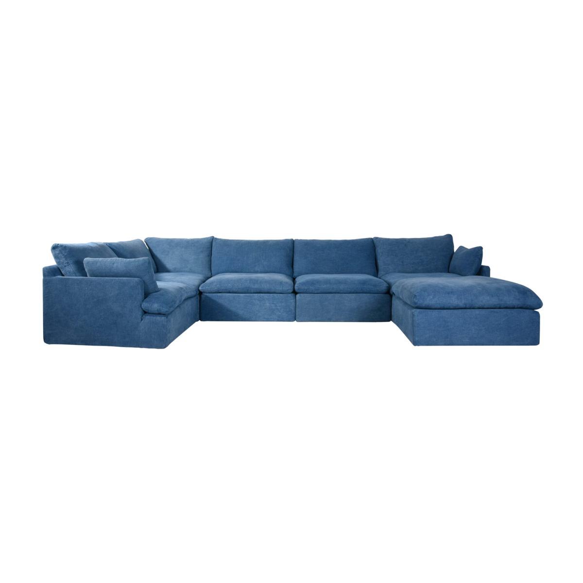 Timothy Oulton Noble Souls Nest Corner Seat Sofa Old Loom Ocean - Heal's UK Furniture – image 1