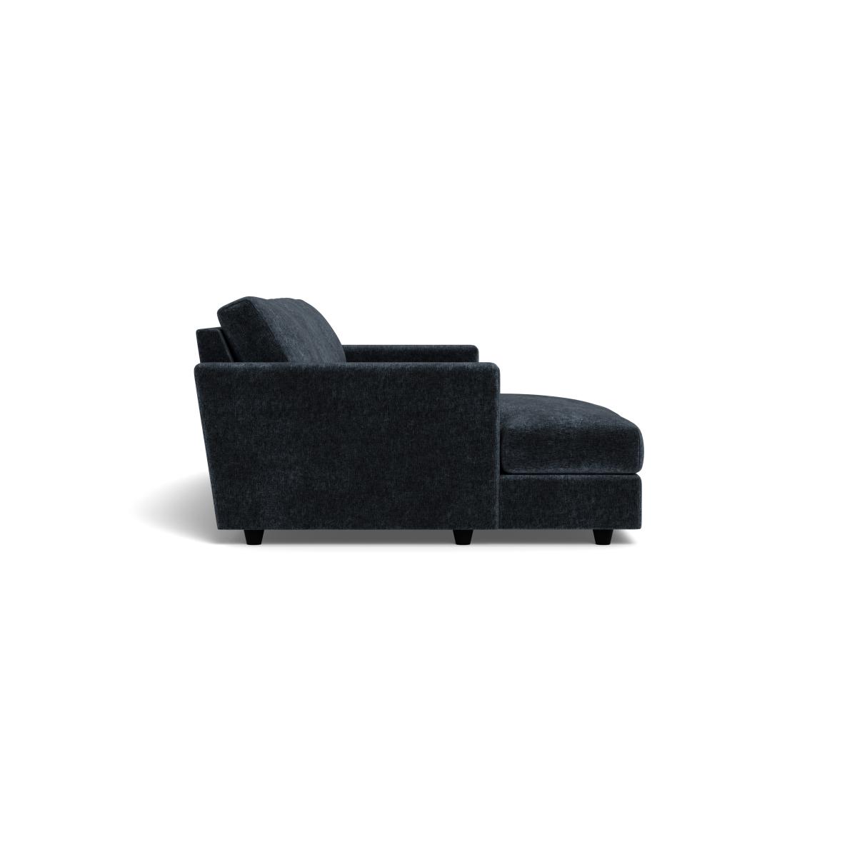Heal's Nimbus II 4 Str Corner Chaise LHF Boucle Velvet Space Black Feet – image 3