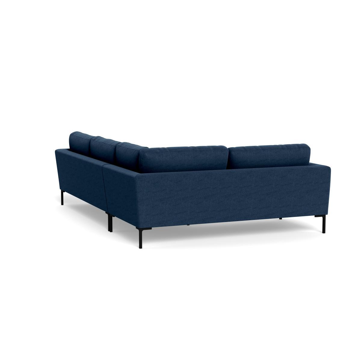 Heal's Eton Left Hand Facing Corner Sofa Capelo LinenCotton Inkspot Black Feet - Heal's UK Furniture – image 4