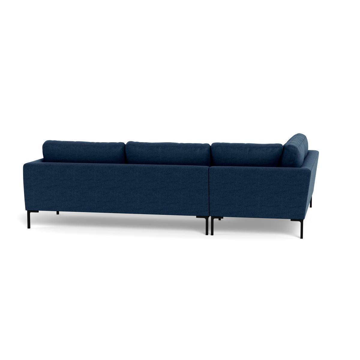 Heal's Eton Left Hand Facing Corner Sofa Capelo LinenCotton Inkspot Black Feet - Heal's UK Furniture – image 5