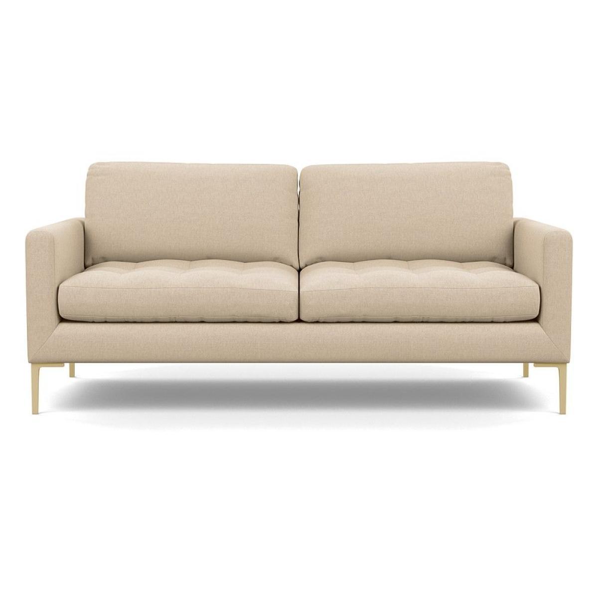 Heal's Eton Right Hand Facing Corner Sofa Broad Weave Putty Brass Feet - Heal's UK Furniture – image 103