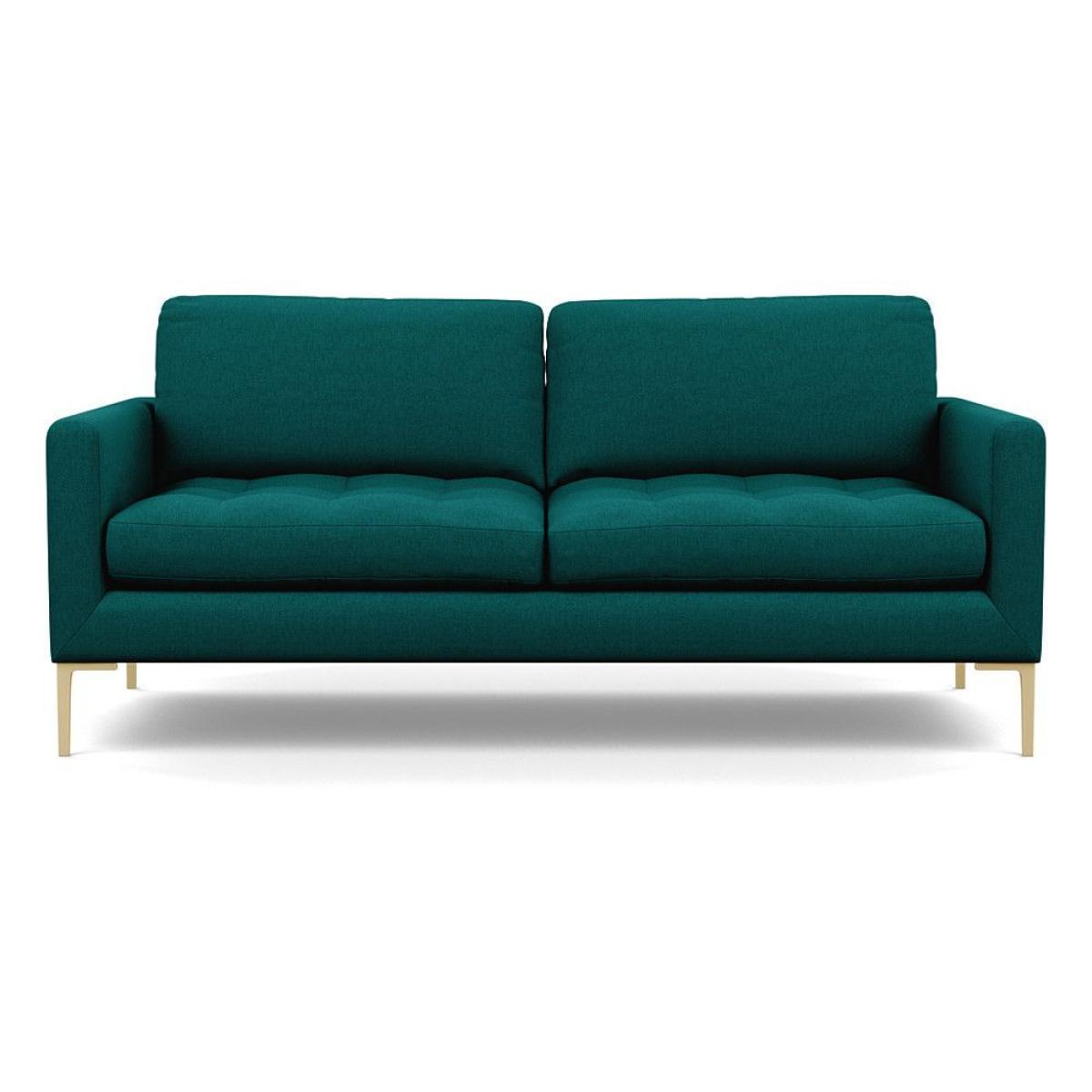Heal's Eton Right Hand Facing Corner Sofa Broad Weave Putty Brass Feet - Heal's UK Furniture – image 17