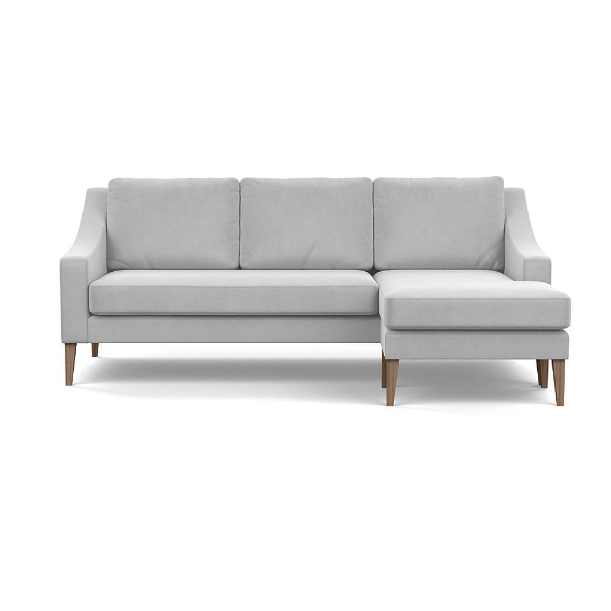Heal's Eton Right Hand Facing Corner Sofa Broad Weave Putty Brass Feet - Heal's UK Furniture – image 21