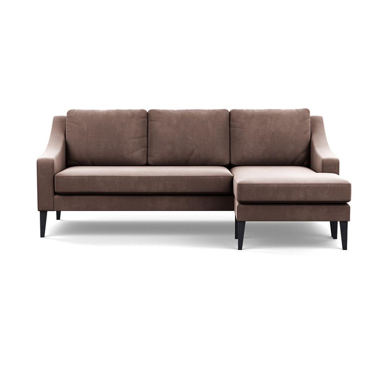Heal's Eton Right Hand Facing Corner Sofa Broad Weave Putty Brass Feet - Heal's UK Furniture – image 22