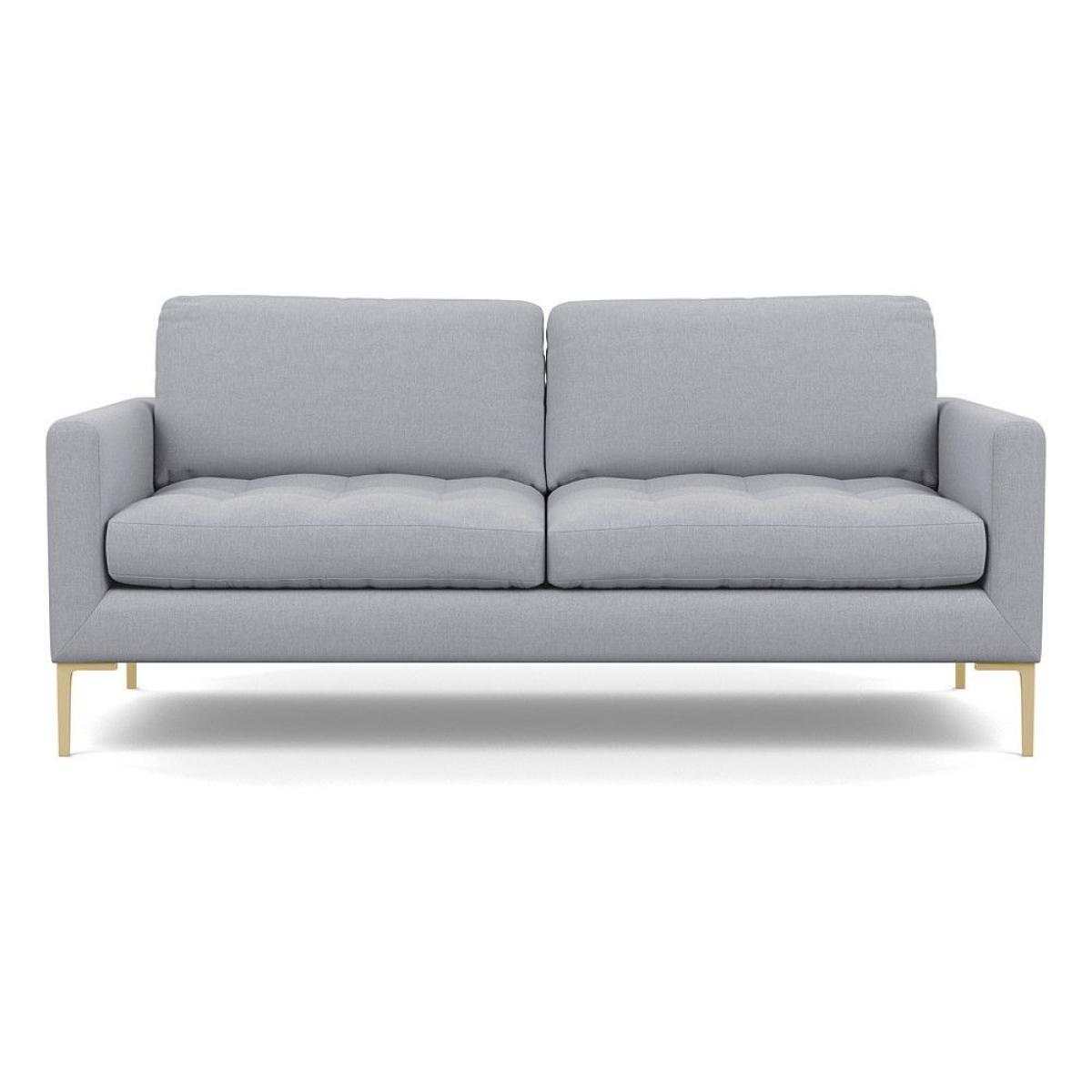 Heal's Eton Right Hand Facing Corner Sofa Broad Weave Putty Brass Feet - Heal's UK Furniture – image 46