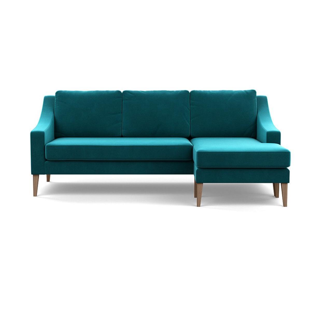 Heal's Eton Right Hand Facing Corner Sofa Broad Weave Putty Brass Feet - Heal's UK Furniture – image 64