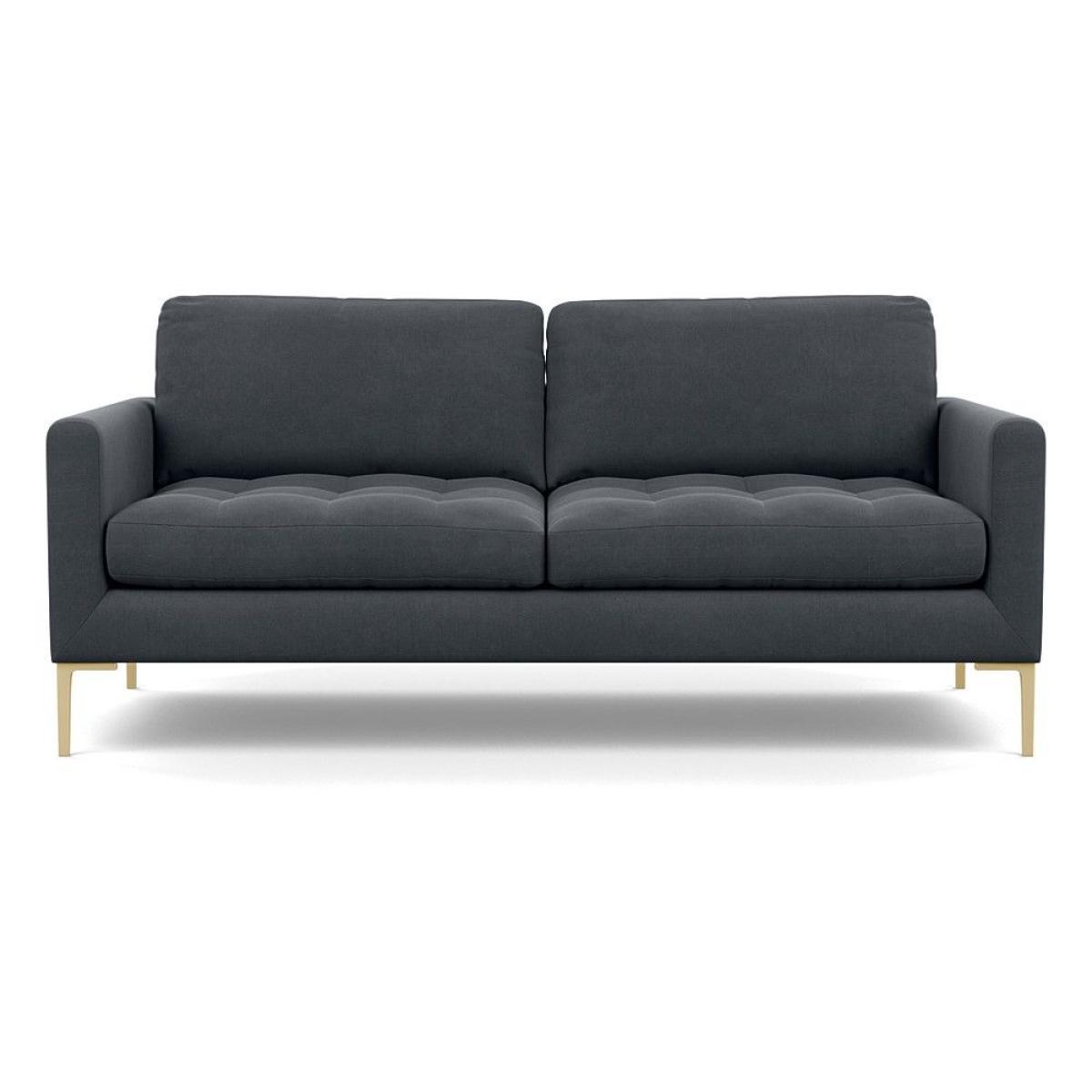 Heal's Eton Right Hand Facing Corner Sofa Broad Weave Putty Brass Feet - Heal's UK Furniture – image 85
