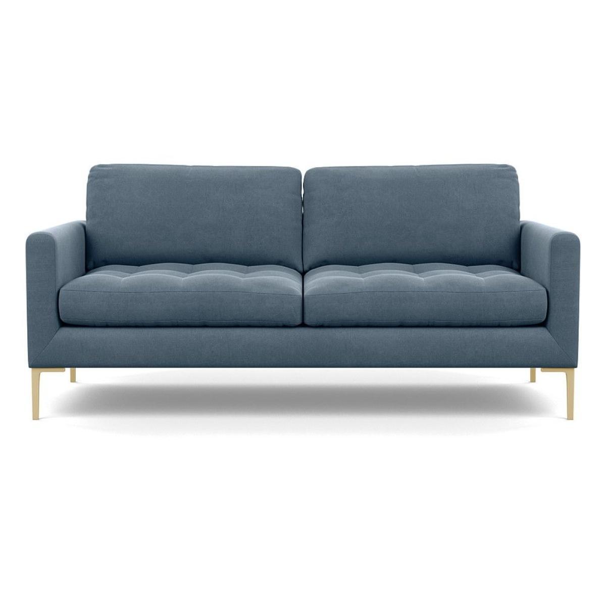 Heal's Eton Right Hand Facing Corner Sofa Broad Weave Putty Brass Feet - Heal's UK Furniture – image 94