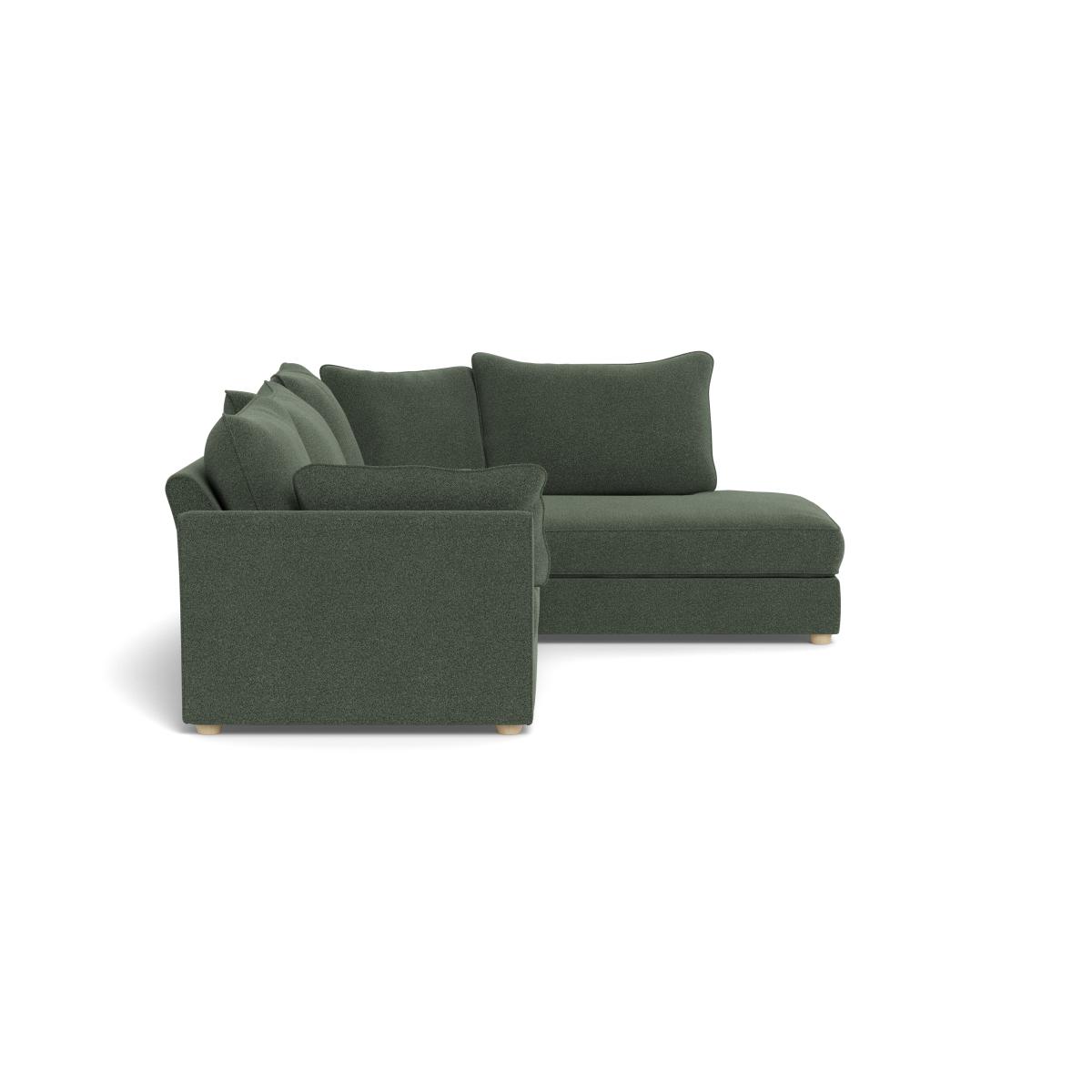 Heal's Tailor Right Hand Facing Corner Sofa Boucle Fern Natural Beech Feet – image 3
