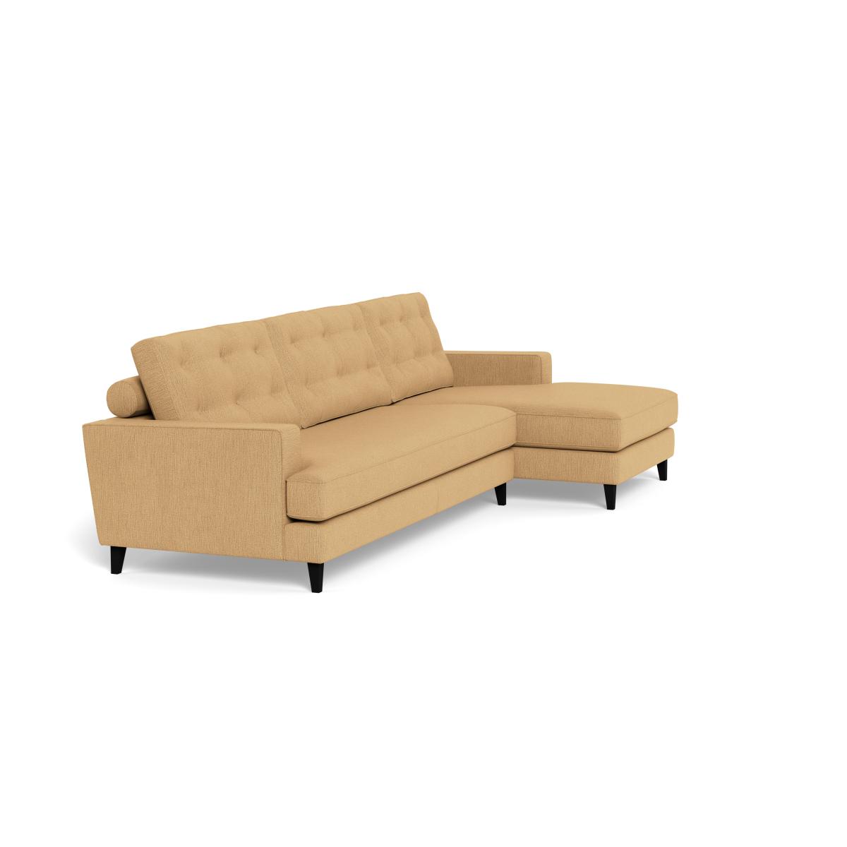 Heal's Mistral Right Hand Facing Corner Sofa Smart Linen Mix Sand Black – image 2