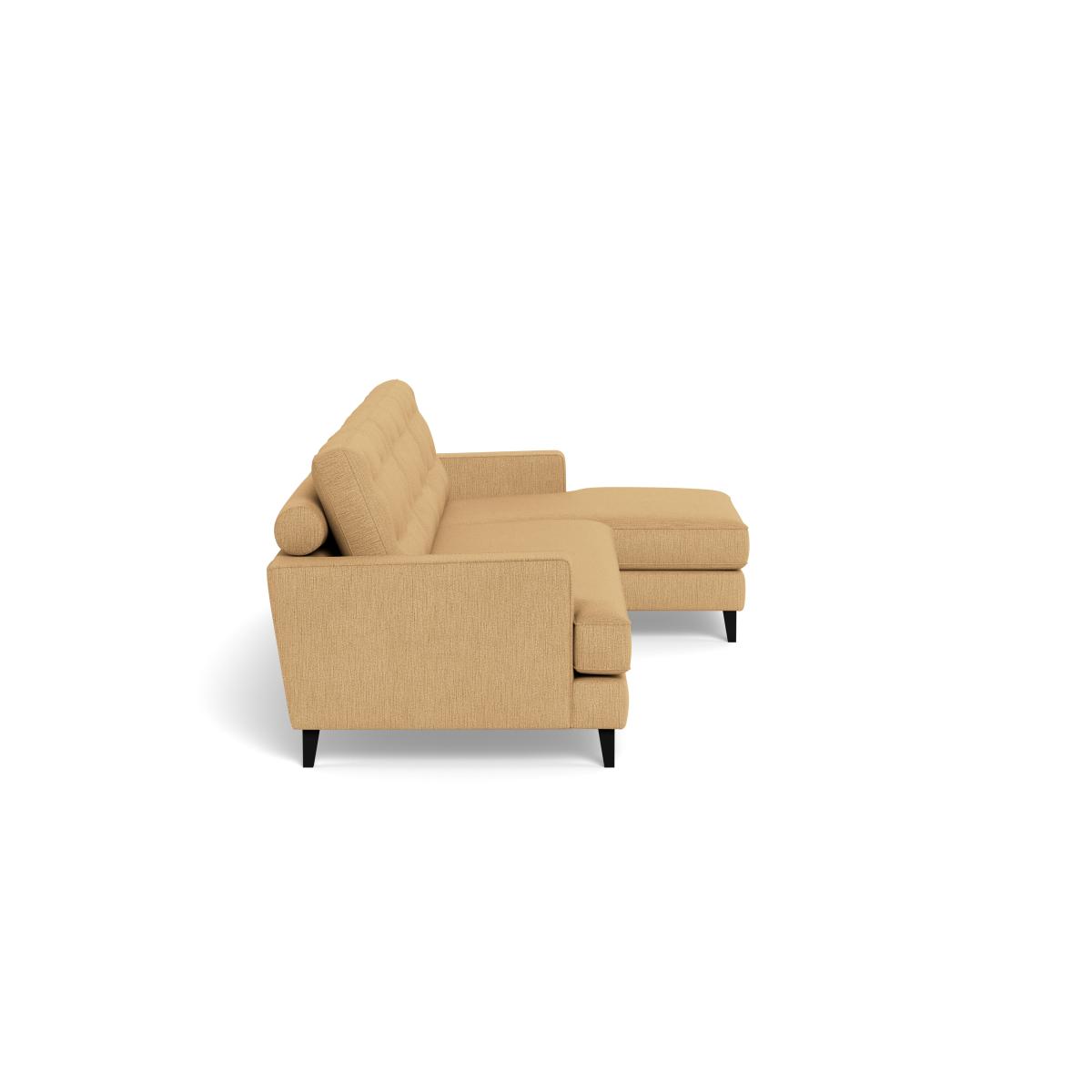 Heal's Mistral Right Hand Facing Corner Sofa Smart Linen Mix Sand Black – image 3