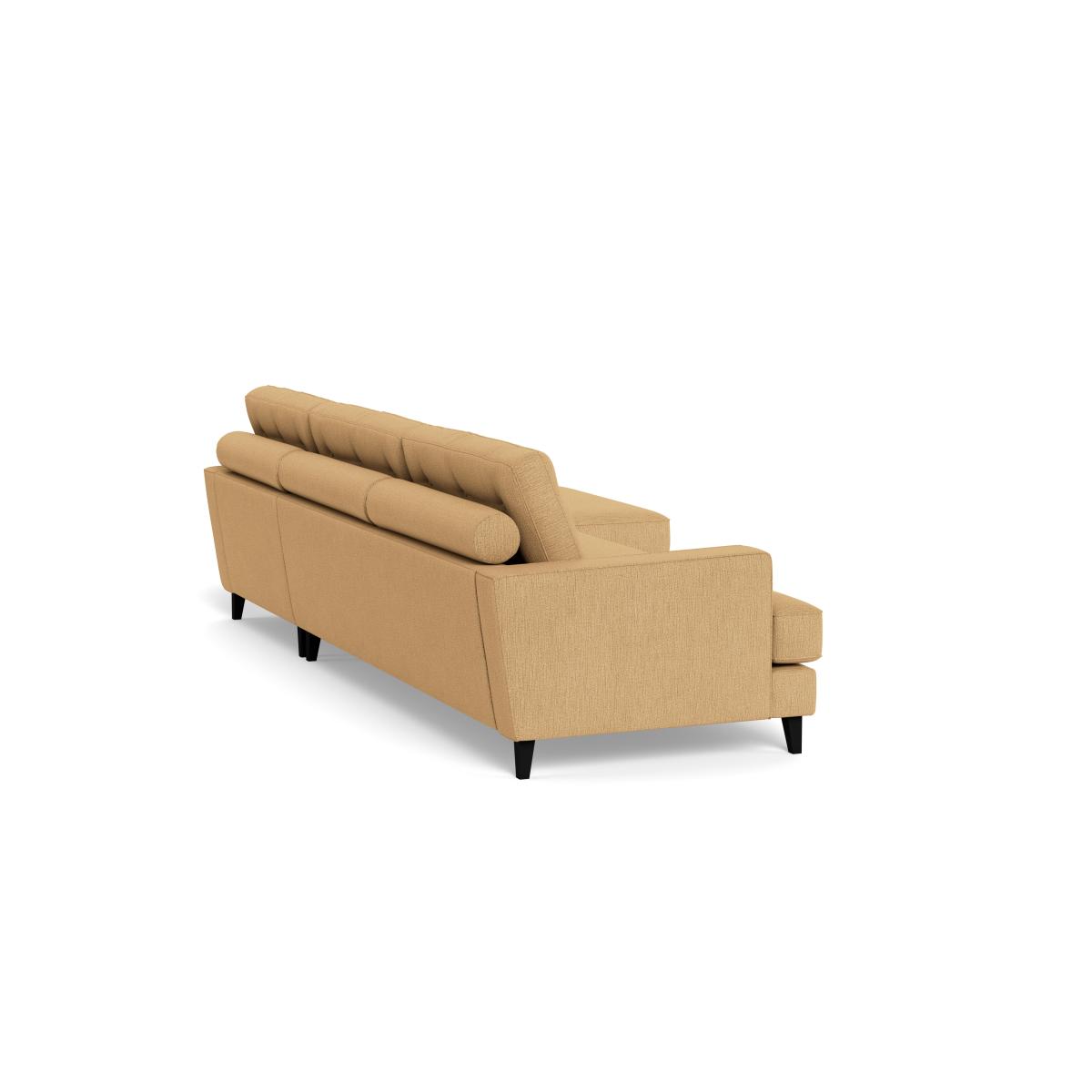 Heal's Mistral Right Hand Facing Corner Sofa Smart Linen Mix Sand Black – image 4