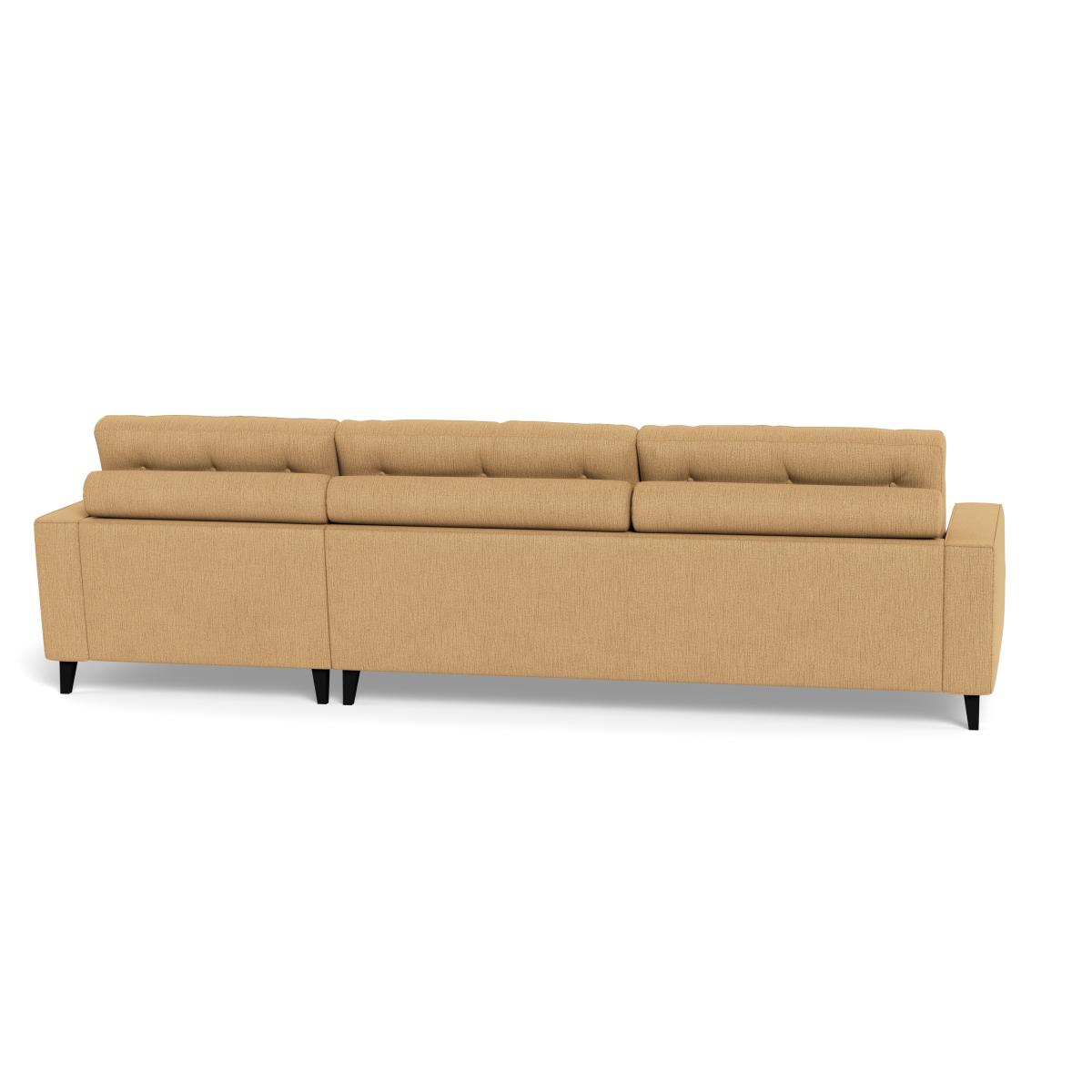 Heal's Mistral Right Hand Facing Corner Sofa Smart Linen Mix Sand Black – image 5