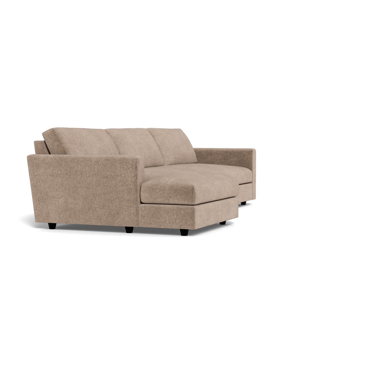 Heal's Nimbus II 4 Str Corner Chaise LHF Boucle Velvet Rocky Black Feet – image 2